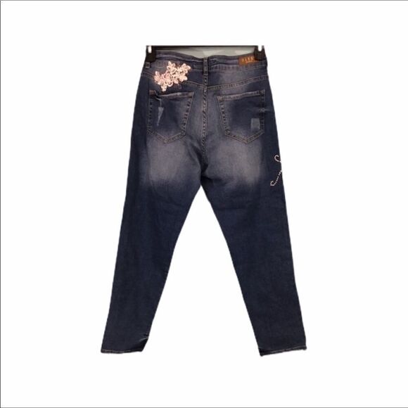 OLYSS New York High Rise Pearl Embellished Jeans - Picture 2 of 5